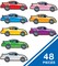 Carson Dellosa 36-Piece Race Car Cutouts, Colorful Cardstock Car Decor for Bulletin Board, Name Tags, Posterboard, NASCAR Themed Classroom, Party, and Locker Decorations